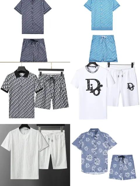 Dior Men's Coordinated Short Sets Collection