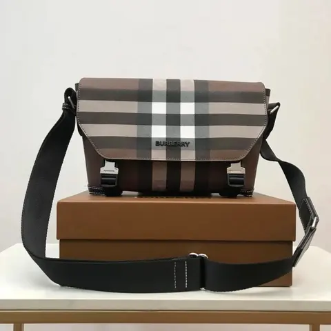 Burberry Check Pattern Crossbody Bag