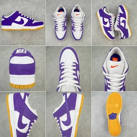 Nike Dunk Low Purple White Orange