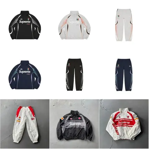 Supreme x Ferrari and Italy National Team Trackwear Collection