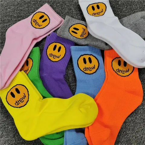 Drew House Smile Socks Multi-Color Collection