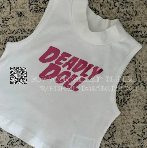 Deadly Doll White Crop Top