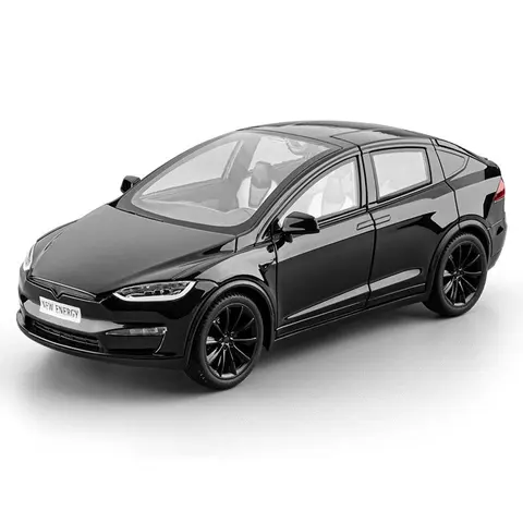 Tesla Model X Black Diecast Car Model
