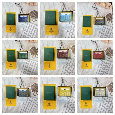 Goyard Card Holder Collection in Various Colors