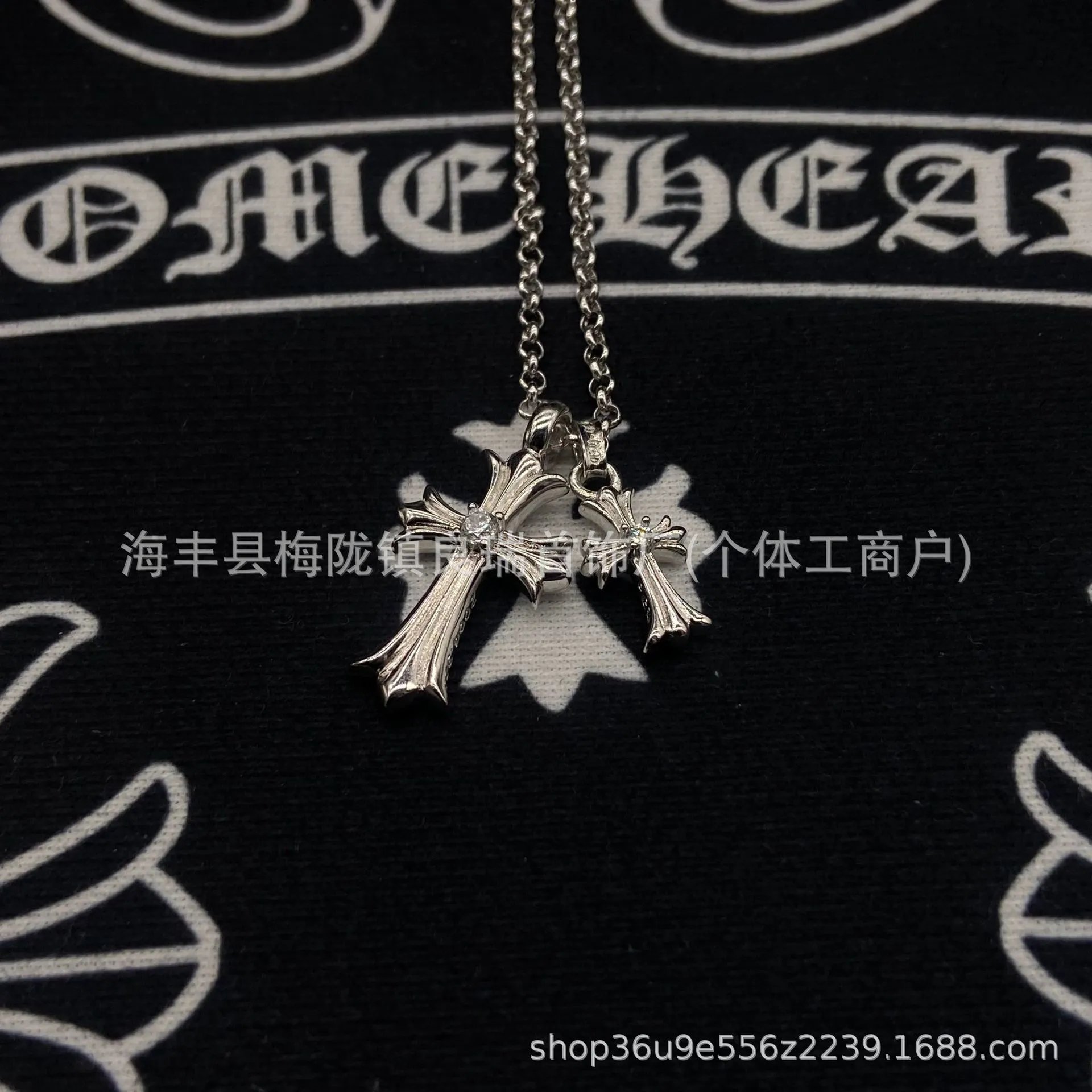 白金双十字架-单钻