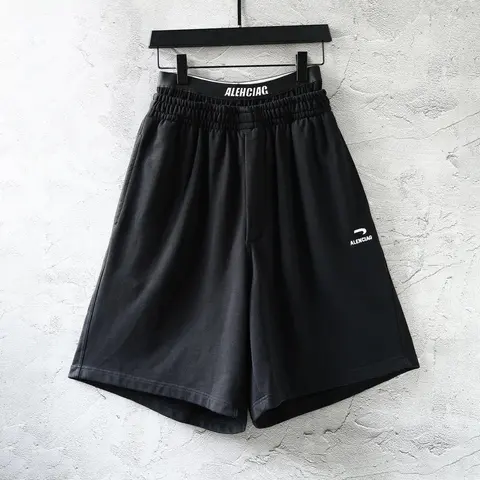 ALENCIAG Black Athletic Shorts