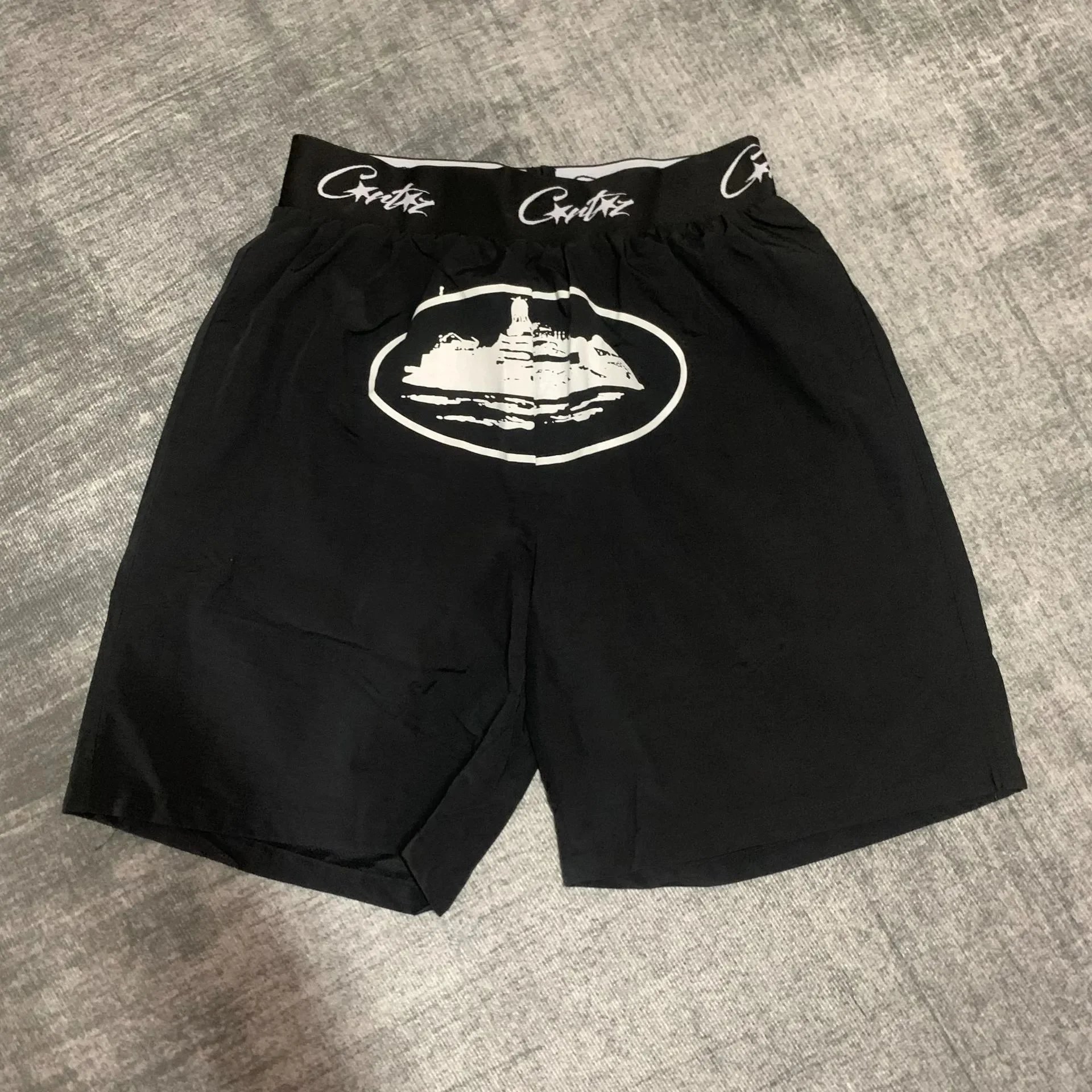 黑印白沙滩裤（Beach pants）