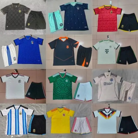 International Football Team Jersey and Shorts Collection