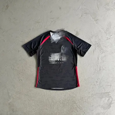 AC Milan 'It's a Secret' Black and Red Jersey