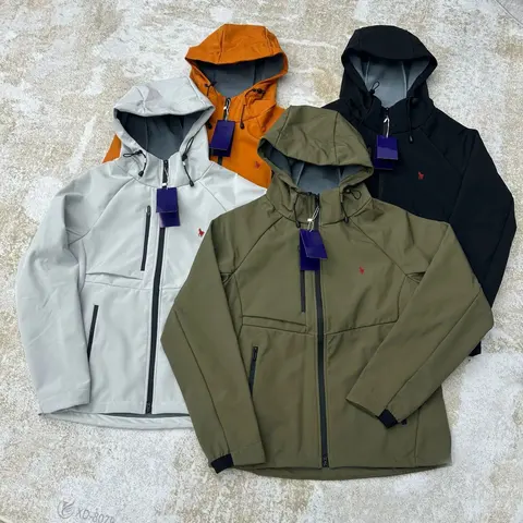 U.S. Polo Assn. Hooded Windbreaker Jacket Collection