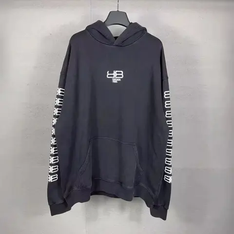 Balenciaga Paris Logo Hoodie