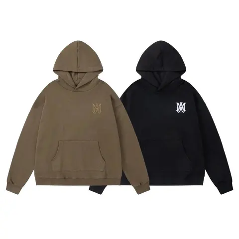 MM Logo Hoodie Collection - Olive and Black