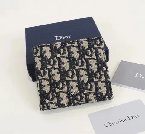 Dior Oblique Pattern Wallet