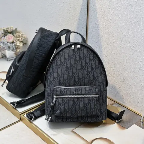 Dior Oblique Print Backpack