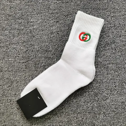 Gucci White Logo Socks