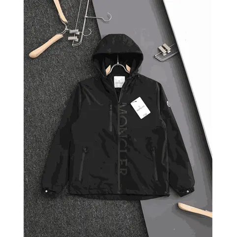 Moncler Black Hooded Jacket