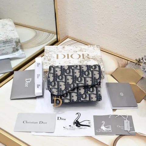 Dior Oblique Print Clutch Bag