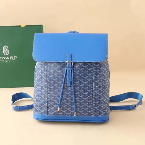 Moyard Blue Monogram Backpack