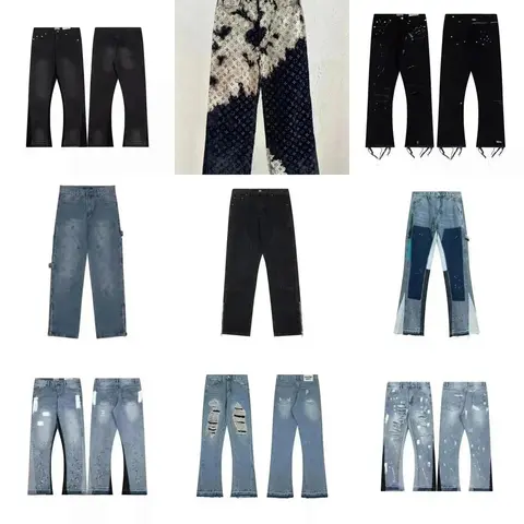 Designer Denim Collection - Patchwork, Ripped, and Embellished Jeans