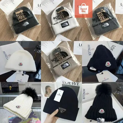 The North Face, Moncler, and Prada Winter Beanies Collection