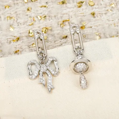 VIVI Gold-Tone CNC Earrings