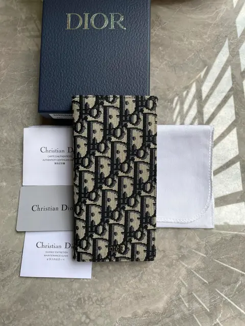 Dior Oblique Pattern Wallet