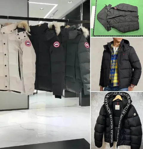 Canada Goose and Moncler Down Parkas Collection