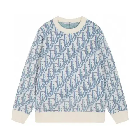 Dior Oblique Print Knit Sweater