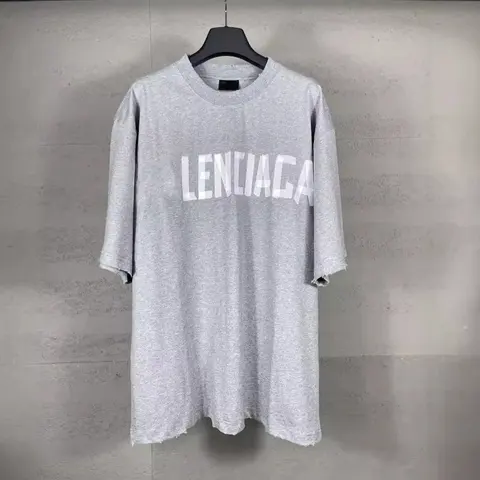 Balenciaga Oversized Gray T-Shirt
