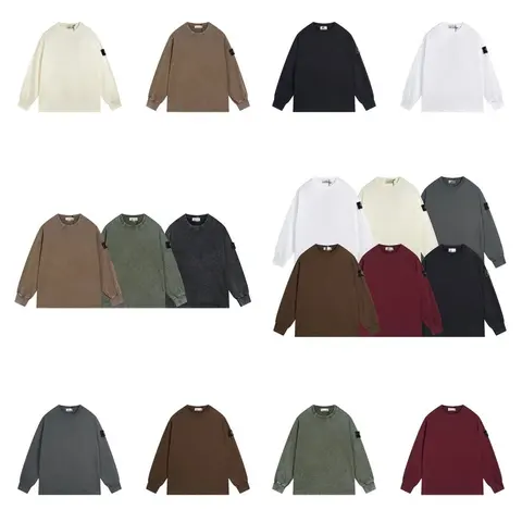 Stone Island Long Sleeve Crewneck Sweatshirts Collection