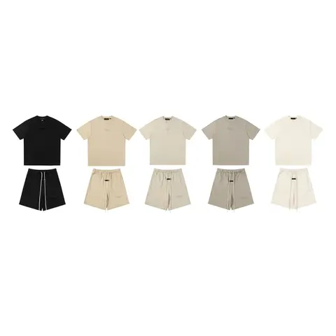 Minimalist T-Shirt and Shorts Set Collection