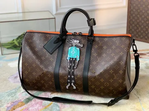 Louis Vuitton Keepall Bag with Stephen Sprouse Collaboration Patch
