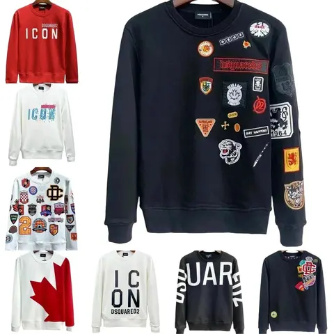 DSQUARED2 Icon Patchwork Sweatshirt Collection