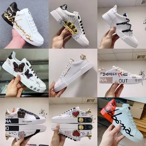 Dolce & Gabbana White Sneakers Collection