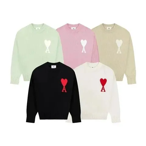 Love Moschino Heart Logo Knit Sweaters