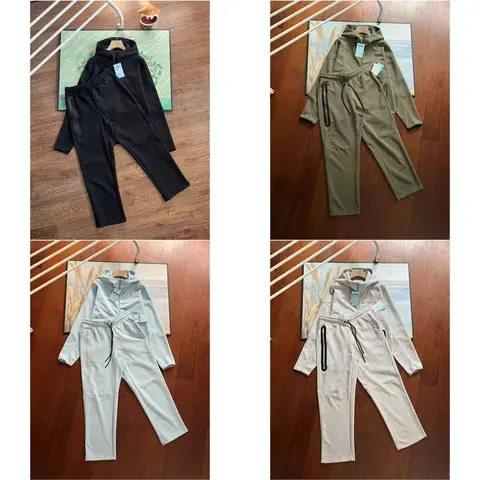 Women's Hooded Tracksuit Set - Casual Sportswear Collection
