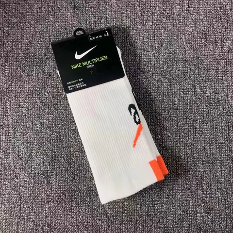 NK Orange Socks with Hook Logo
