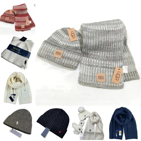 UGG and Polo Ralph Lauren Winter Hat and Scarf Sets