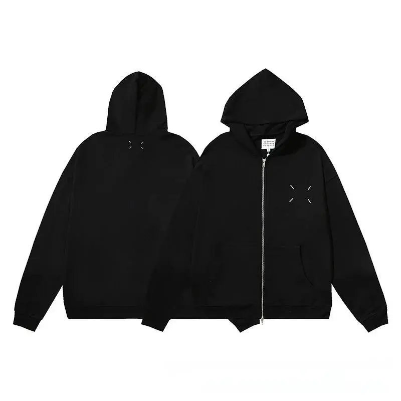 黑色拉链外套25