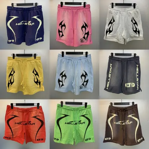 Hellstar Flame Design Sweat Shorts Collection