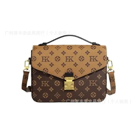 FK Monogram Canvas Crossbody Bag