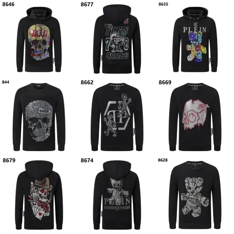 Philipp Plein Skull and Graphic Design Sweatshirts Collection