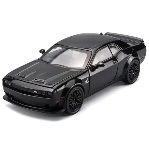 Dodge Challenger SRT Hellcat Black Diecast Model Car