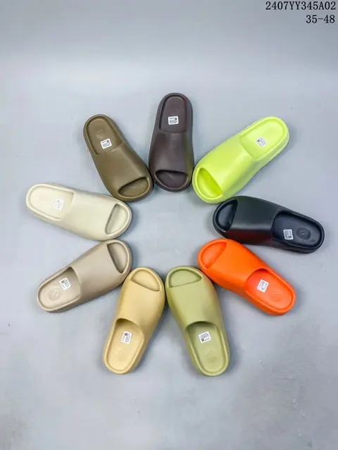 Colorful Rubber Slide Sandals Collection