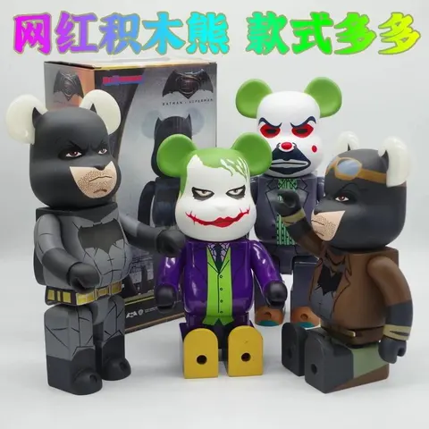 DC Comics Bearbrick Figures Collection - Batman, Joker, and More