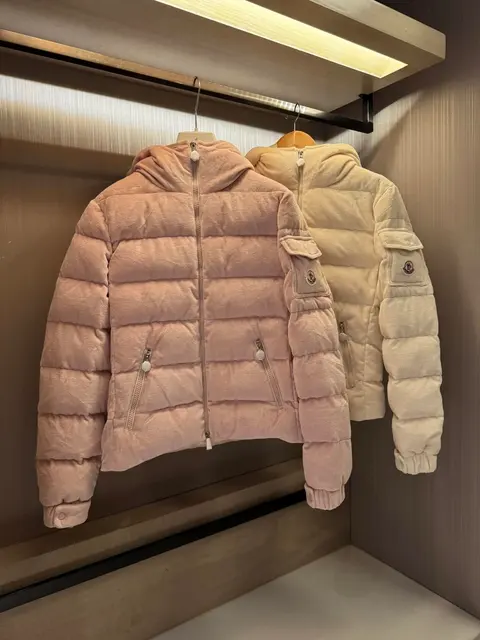 Moncler Women's Quilted Hooded Puffer Jacket