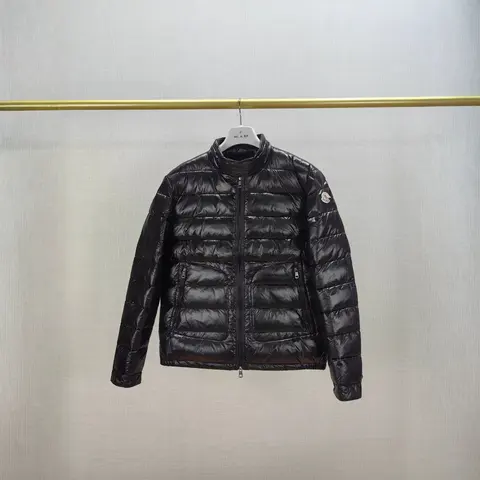Moncler Black Quilted Down Jacket