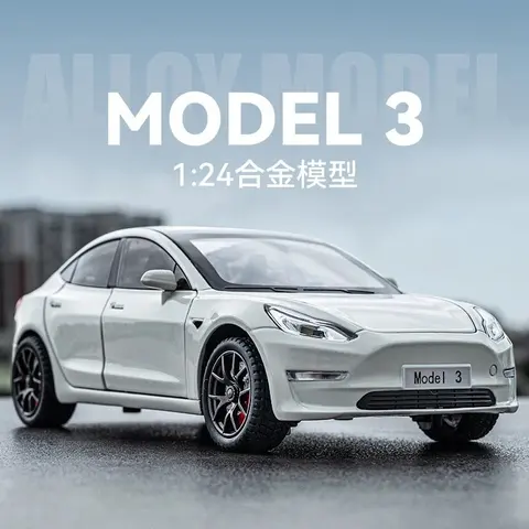 Tesla Model 3 1:24 Alloy Model Car