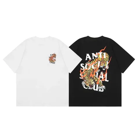 Anti Social Club Tiger Flame T-Shirt