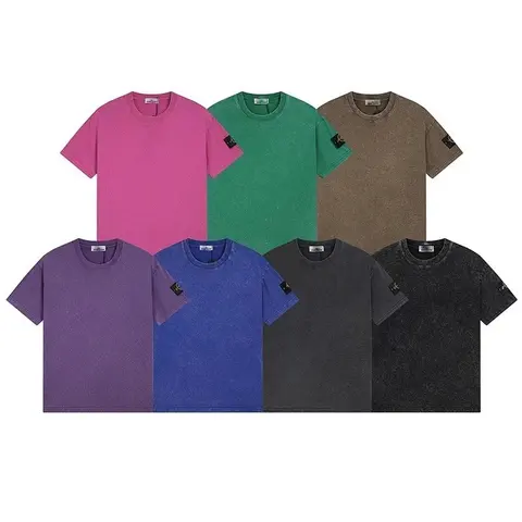 Stone Island Logo Patch T-Shirts Collection